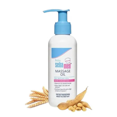 Baby Sebamed Massage Oil | With Soya Oil | Non- greasy | Ideal for newborn