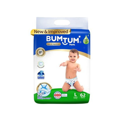 Bumtum Baby Diaper (Pants, L, 9-14 kg)