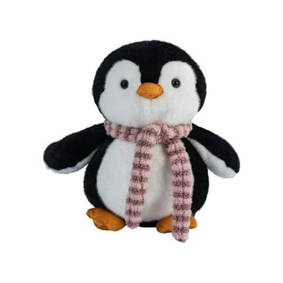 Dimpy Stuff Penguin with Muffler Soft Toy (Black, White)