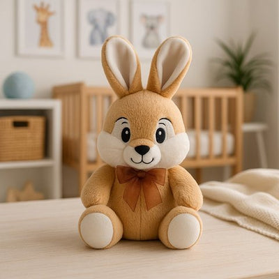 Dimpy Stuff Rabbit Soft Toy (Beige)