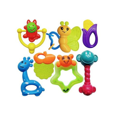 FunBlast Rattles & Teether (Multicolour)