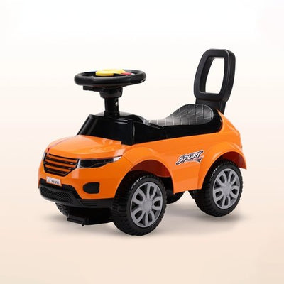 LuvLap Manual Push Ride-On (Orange)