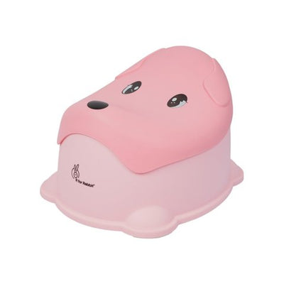 R for Rabbit Puppy Designed Potty Training Seat (Pink, 1+ year)