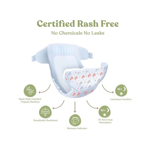 .allter Natural Bamboo Diaper (S, 3-6 kg)