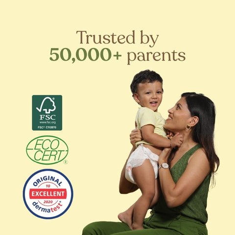 .allter Natural Bamboo Diaper (S, 3-6 kg)