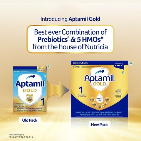 Aptamil Gold Stage 1 Infant Formula (with Prebiotics)
