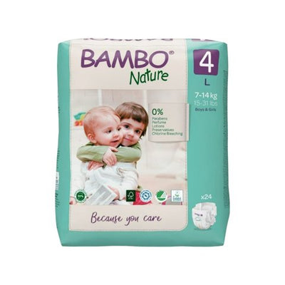 Bambo Nature Ultra Absorbent Tape Diaper (L)