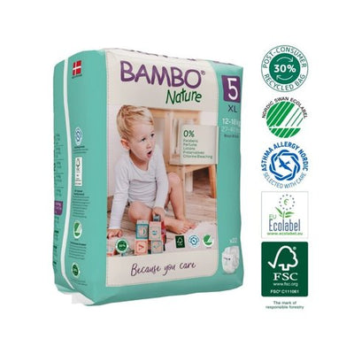 Bambo Nature Ultra Absorbent Tape Diaper (XL)