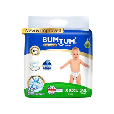 Bumtum Baby Diaper (Pants, XXXL, 18-35 Kg)