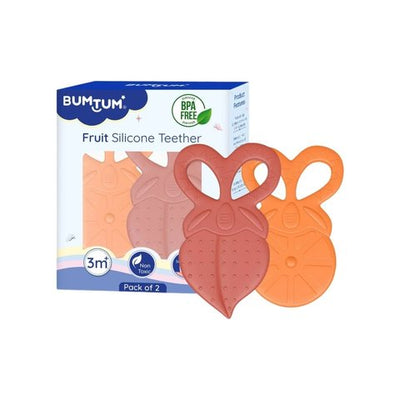 Bumtum Soft Silicone Baby Teether Fruit Shape