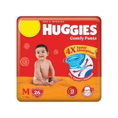 Huggies Dry Diaper (Pants, M, 7-12 kg)