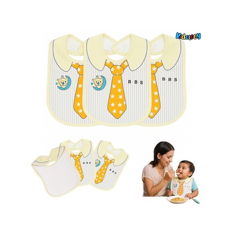 Kidology Waterproof Baby Bib (Yellow)