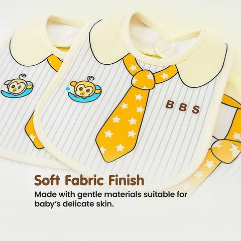 Kidology Waterproof Baby Bib (Yellow)