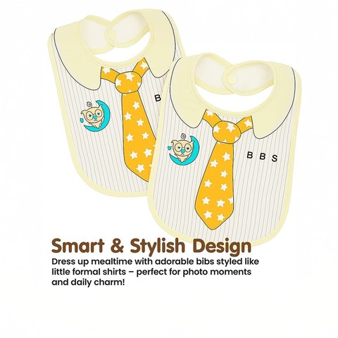 Kidology Waterproof Baby Bib (Yellow)