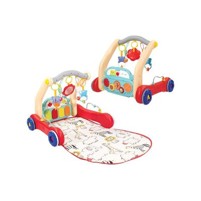 King Krab 3-In-1 Piano Gym Baby Walker (Multicolor)
