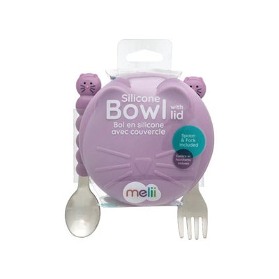 Melii Baby Feeding Set (200 ml, Light Purple)