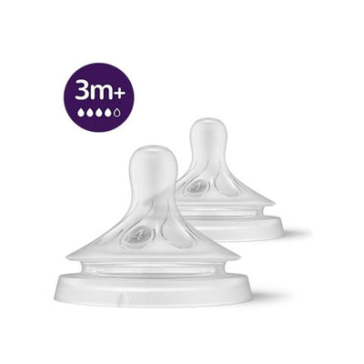Philips Avent Natural Medium Flow Feeding Nipple 3+ Months