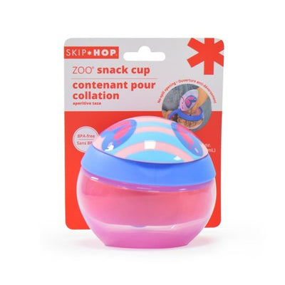 Skip Hop Zoo Snack Baby Food Dispenser Butterfly (222 ml, Pink, Blue)