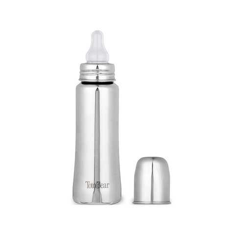 Totobear Potli Feeding Bottle (240 ml, Silver)