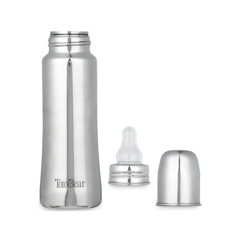 Totobear Potli Feeding Bottle (240 ml, Silver)