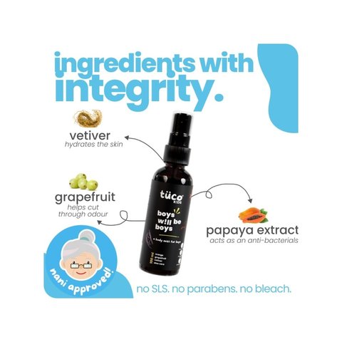 Tuco Kids Natural Body Mist for Boys