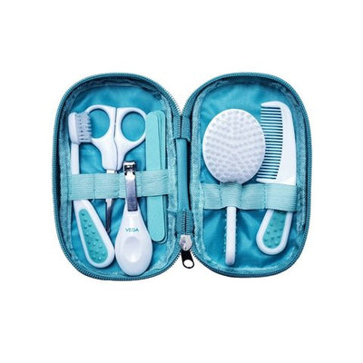 Vega Baby & Mom 7-in-1 Grooming Kit With Storage Bag (Blue, White, 6+ months)
